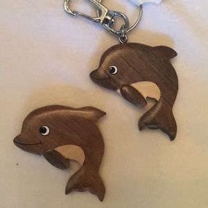 Matching Dolphin Keychain & Magnet-NWT
